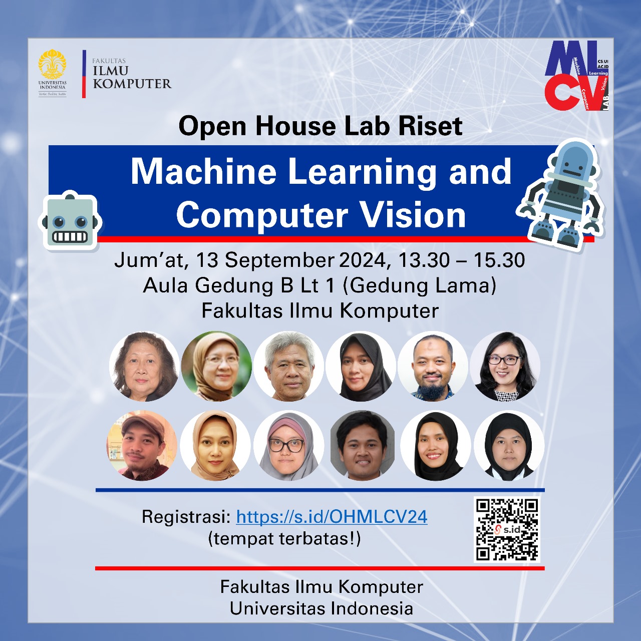 Open House MLCV Lab 2024 for all Fasilkom UI's students